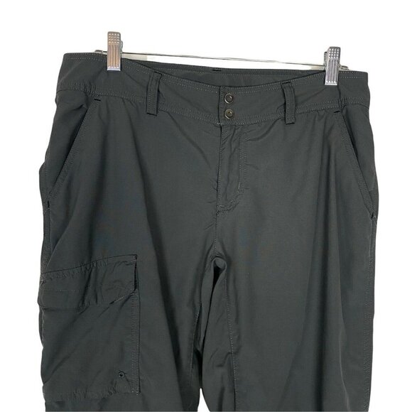 COLUMBIA Omni-Shade Hiking Pants Gray Size 8 Short B38-4 - Picture 3 of 9